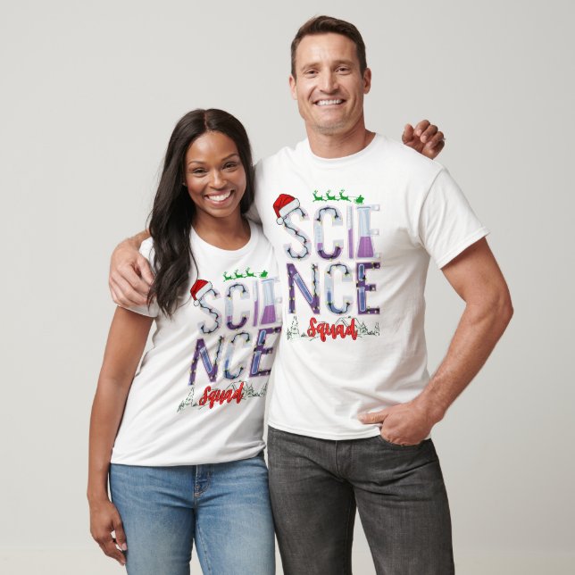 Wissenschaftskader feiert Wissensforschung T-Shirt (Unisex)