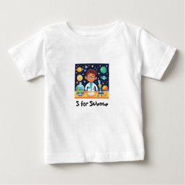Wissenschaftskind (s für Wissenschaft) Baby T-shirt
