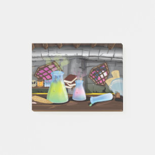 Wissenschaftslabor Post-it Klebezettel