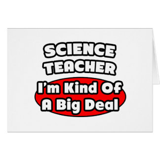 Wissenschaftslehrer...Big Deal