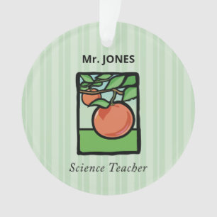 Wissenschaftslehrer Danke, Apple Ornament
