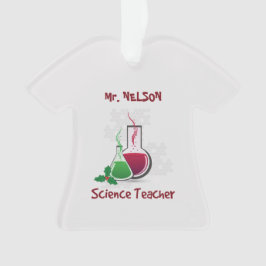 Wissenschaftslehrer, Experimente frohe Weihnachten Ornament