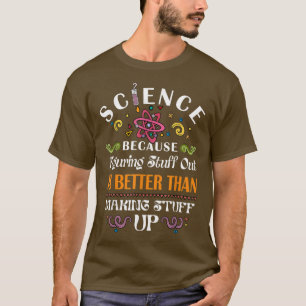 Wissenschaftslehrer-Hemd, das die Dinge herausstel T-Shirt