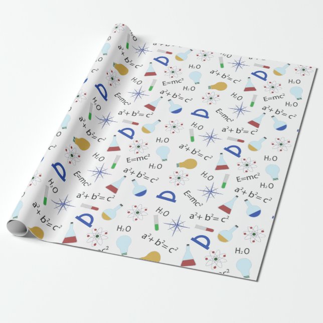 Wissenschaftsliebhaber Geschenkpapier (Ungerollt)