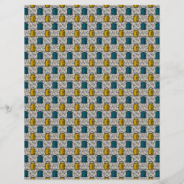 Wissenschaftsmoleküle und Laborflaschen Papier