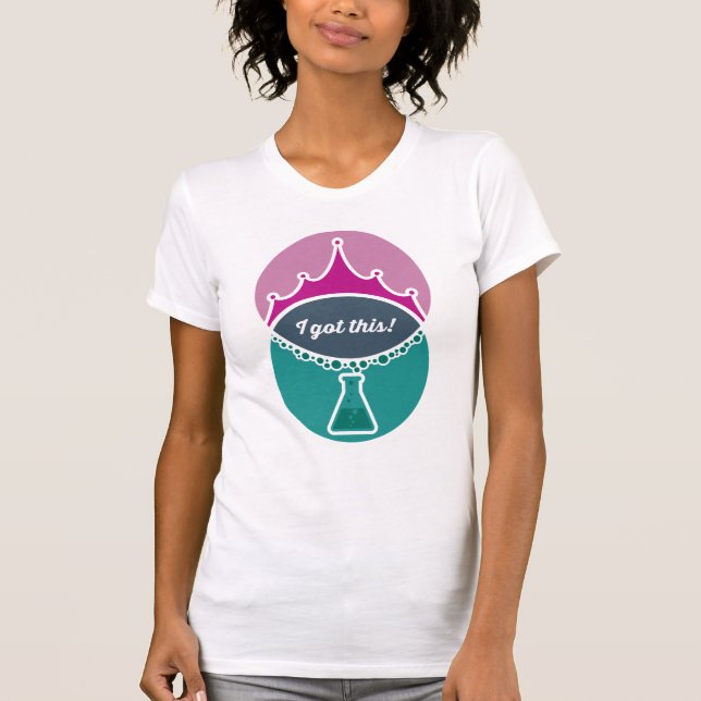 Wissenschaftsprinzessin (Mute) Shirt der Frauen (Vorderseite)
