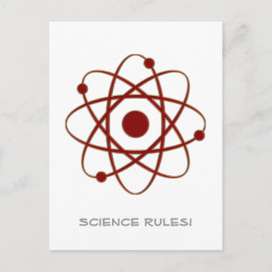 Wissenschaftsregeln! - Atom (005a) Postkarte