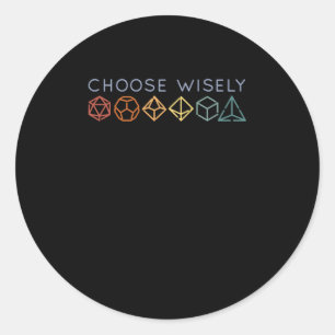 WISSENSWERT WISELL RPG-DESIGN RUNDER AUFKLEBER