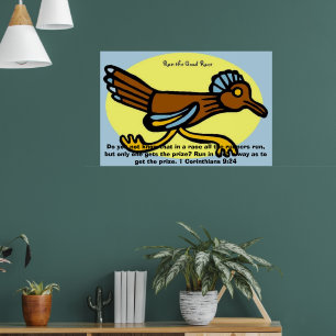 Wisst ihr nicht, dass bei einem Rennen alle Läufer Poster