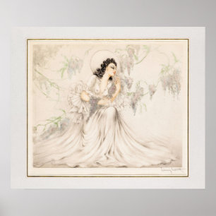 Wisteria, 1940 von Louis Icart Poster