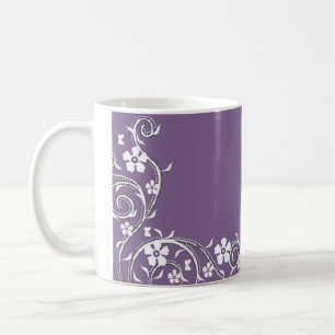 Wisteria-BlumenWirbels-Kaffee-Tasse Kaffeetasse