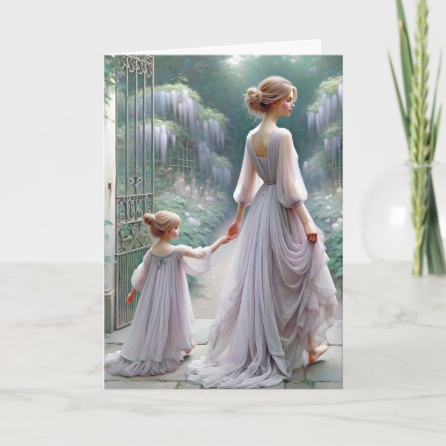 Wisteria Garden Karte (Vorderseite)