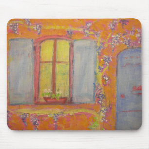 Wisteria Hütte provence franz. Mousepad