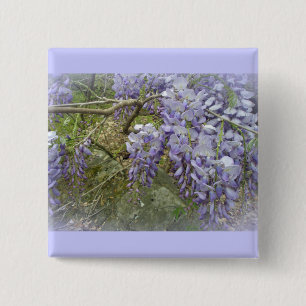 Wisteria im Wald Button