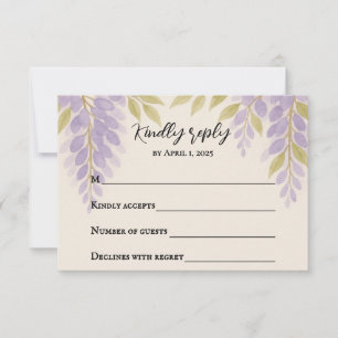 Wisteria Lane Antwortkarte RSVP Karte