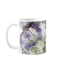 Wisteria-lila Blumen-BlumenTassen-Schale