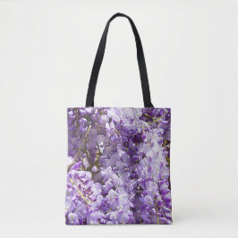 Wisteria Lila Floral Blossom Tree Violet Tasche