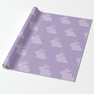 Wisteria Lila Ostern Bunny Wrapping Paper Geschenkpapier