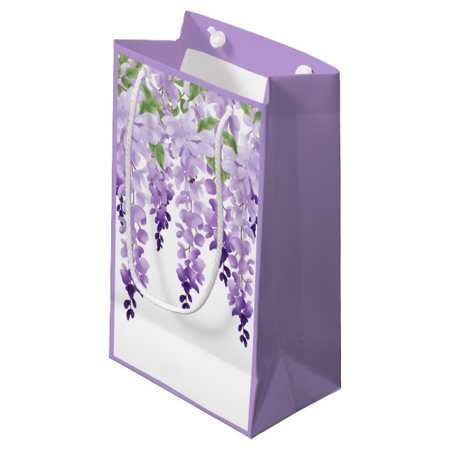 Wisteria Locarno Kleine Geschenktüte (Vorderseite Schrägansicht)