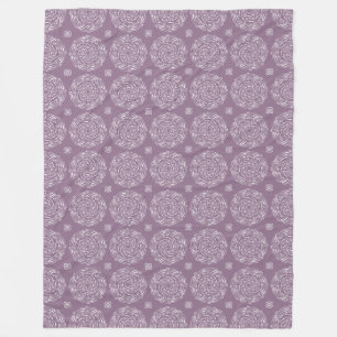Wisteria Mandala Fleecedecke