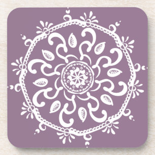 Wisteria Mandala Untersetzer