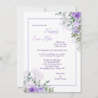 Wisteria Niemals zu spät Hochzeit