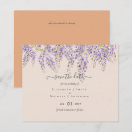 Wisteria Peach Wedding Rett Dates BUDGET