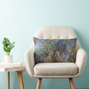 Wisteria (rechte Hälfte) von Claude Monet Lendenkissen