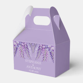 Wisteria Rustikale Lila Blütenpracht Elegante Hoch Geschenkschachtel