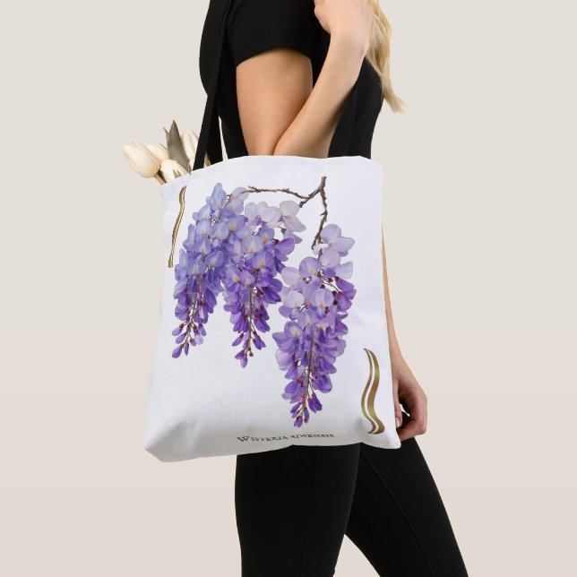 Wisteria Sinensis  Tasche (Von Nahem)
