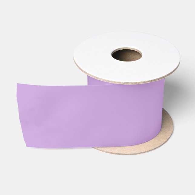 Wisteria Solid Color Satinband (Spule)