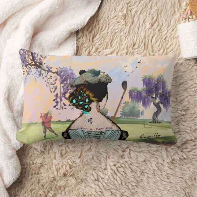 Wisteria Sunrise Golfer's  Lendenkissen (Decke)