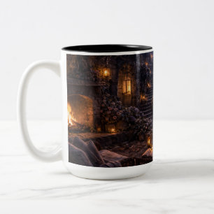 Wisteria Terrace Stair Schwarze Tasse