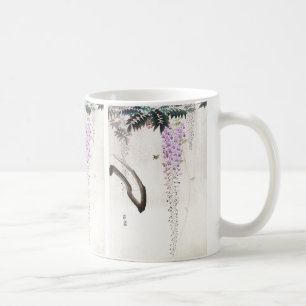 Wisteria und Wespe von Ohara Koson Kaffeetasse