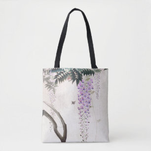 Wisteria und Wespe von Ohara Koson Tasche