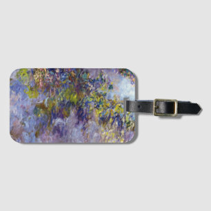 Wisteria (verlassen Hälfte) von Claude Monet Gepäckanhänger