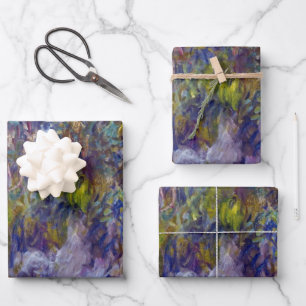 Wisteria (verlassen Hälfte) von Claude Monet Geschenkpapier Set