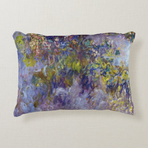 Wisteria (verlassen Hälfte) von Claude Monet Zierkissen