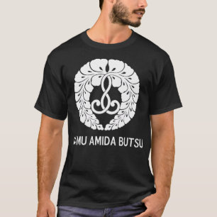 Wisteria Wappen Namu Amida Butsu Design von Borgma T-Shirt