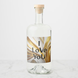 Wit Goud Retro Bier Etiket Alkoholflaschenetikett