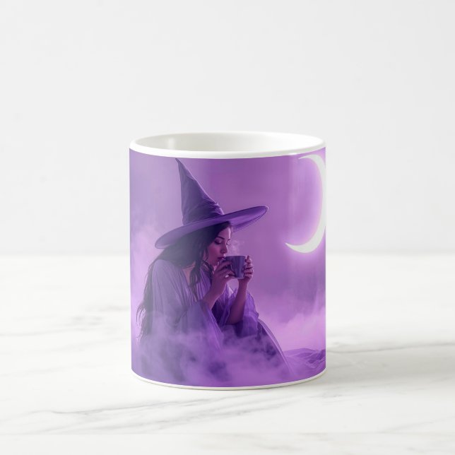 Witch Coffee Mug | Moonlight Halloween Cup (Centre)