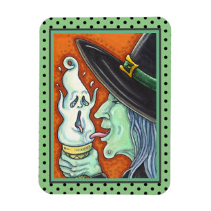 WITCH ESSEN SKREAMING EISKRAUKONE, HALLOWEEN MAGNET