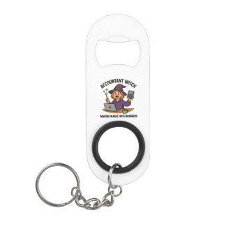 Witch Please, I’m an Accountant – Stainless Steel Mini Flaschenöffner