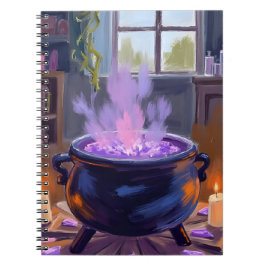 Witch’s Cauldron Halloween Spooky Notizblock