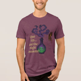 Witch’s Potion One Sip and the Night Awakens Tri-Blend Shirt
