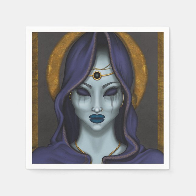 WITCH SERVIETTE (Vorderseite)