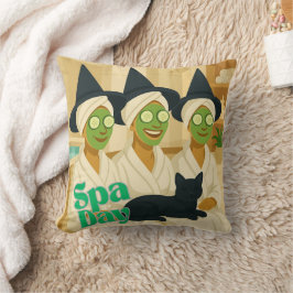 Witch Spa Day Funny Humor Kissen