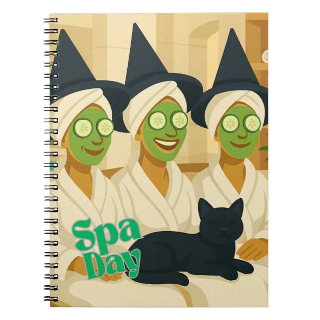 Witch Spa Day Funny Humor  Notizblock (Vorderseite)