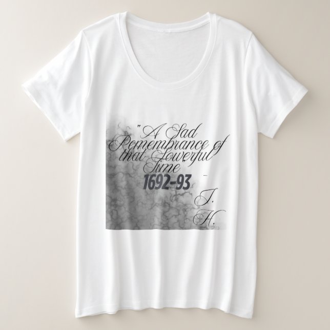 Witch T-Shirt Salem Historical Quote (Design devant)
