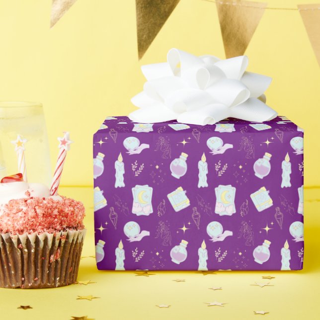 Witch Tarot Empowering Occult Esoteric Divine Geschenkpapier (Geburtstagsparty)